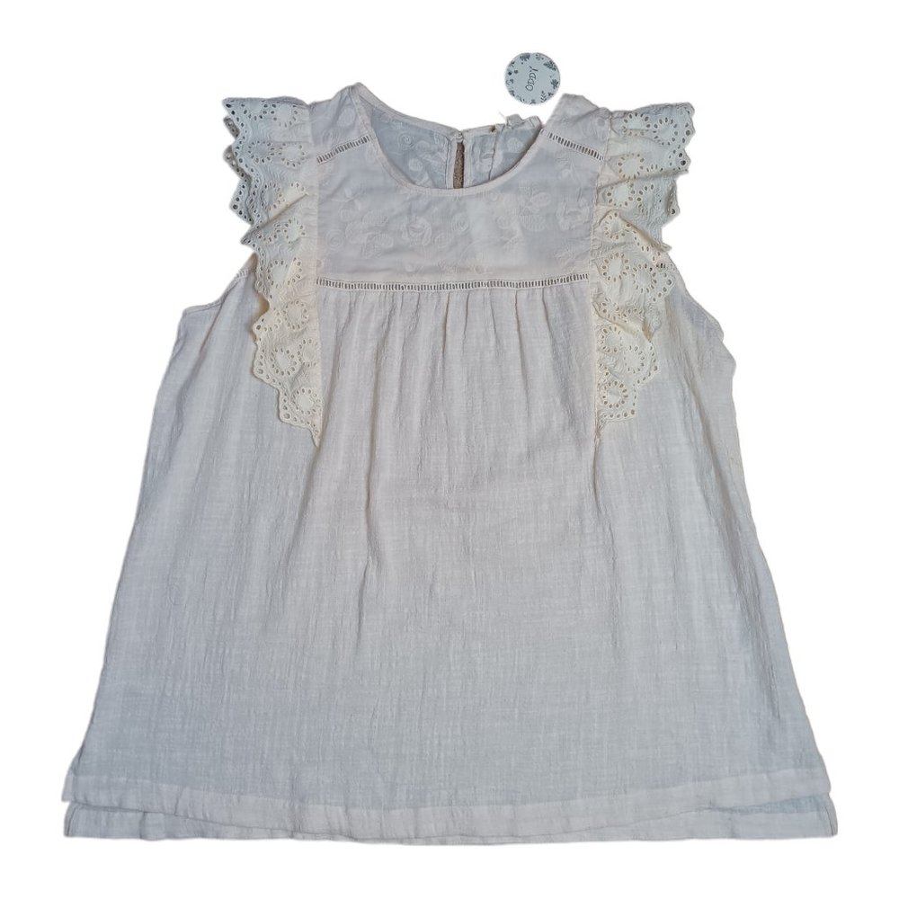 ODDY Tank Top Embroidered Floral Eyelet Size 2XL NEW